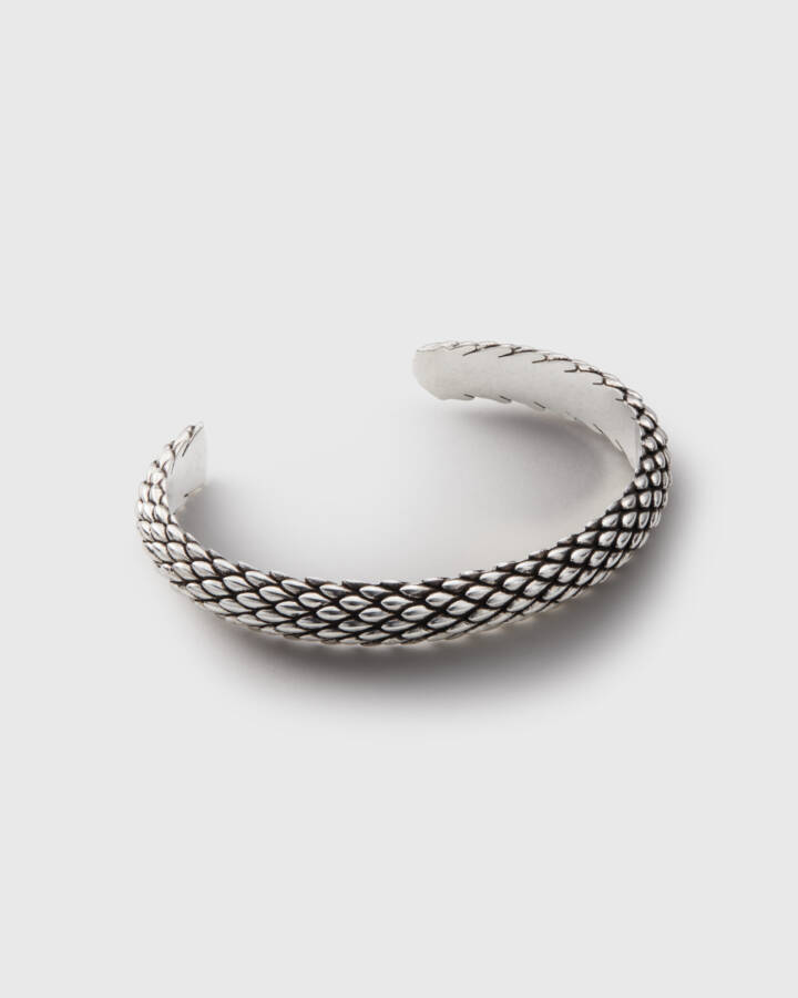 Serpent Open Bangle Silver, Wild Sons Paris