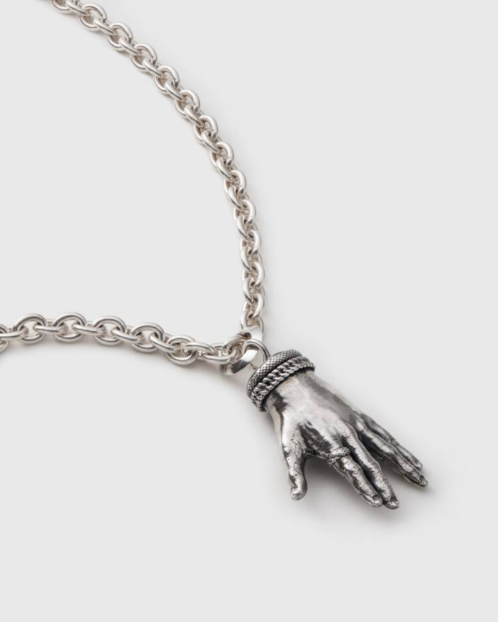 Eli Pendant Charm - Silver, Gematria, Product Image