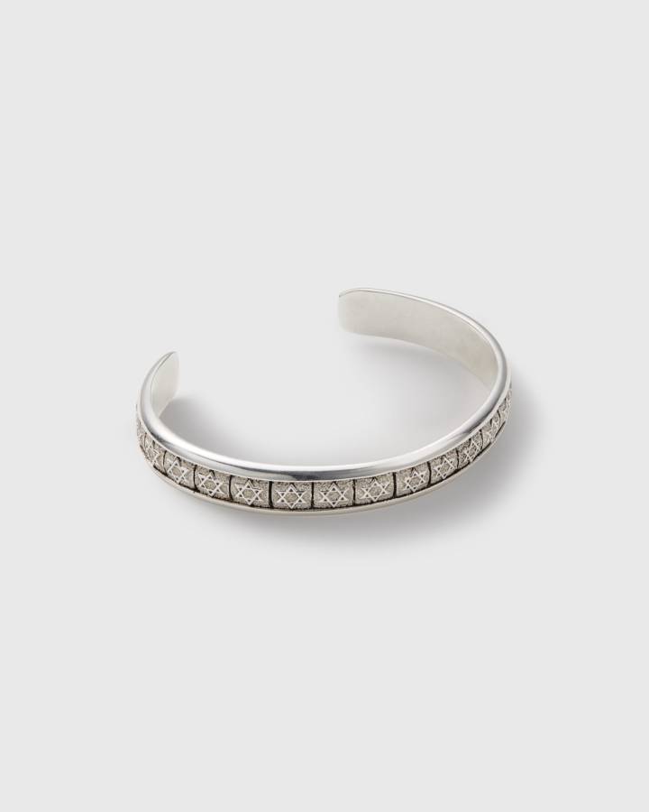 Hagana Open Bangle, Gematria, Product Image